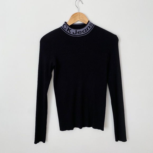 Calvin Klein Jeans Sweaters - SOLD-Calvin Klein ribbed mock neck